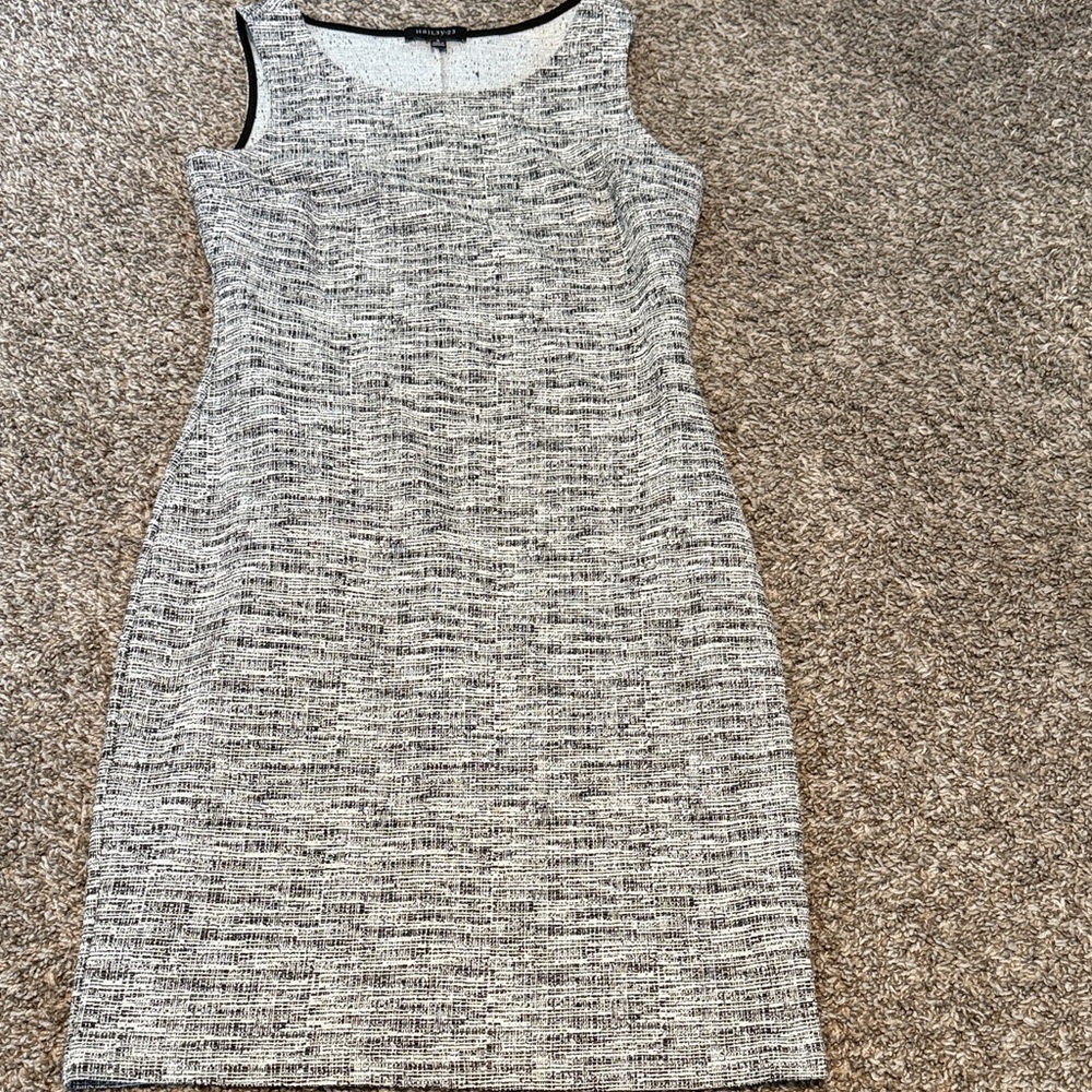 Chic Black and White Women's Mini Dress